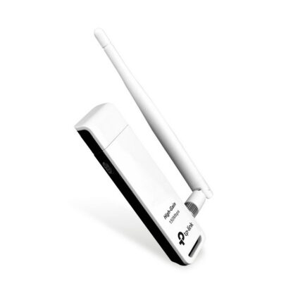 Безжична USB мрежова карта TP-Link TL-WN722N / 150 Mbps / 802.11n / 4 dBi антена / USB 2.0