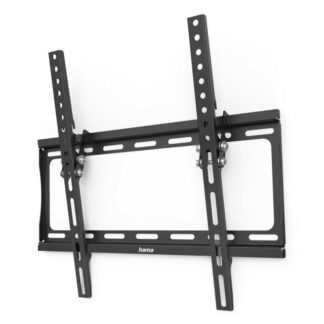 Стенна стойка за TV HAMA Tilt / 32``-75`` / 35 kg / VESA 75x75 – 400x400 / 24 mm / Наклон до 10° / Черен