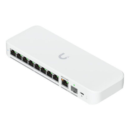 Управляем комутатор Ubiquiti USW-Flex-2.5G-8 / 8 порта / 2.5 Gbps / 1x 10G комбо порт / 60 Gbps / Метален корпус / UniFi