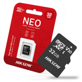 Преносима памет HIKSEMI V30 MicroSDXC 32GB / 32GB / UHS-I / 92 MB/s четене / 15 MB/s запис / Без адаптер