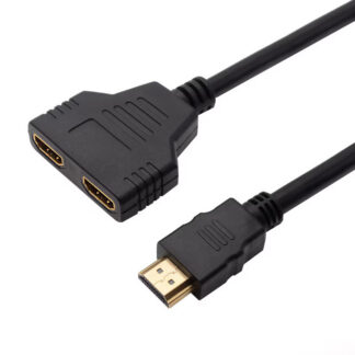 Кабел сплитер Valpers Consult HDMI-M - 2 x HDMI-F / 0.15 m / Позлатен