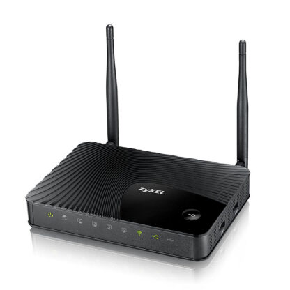 Wi-Fi рутер ZyXEL NBG4604 / N300 / 2.4 GHz / 4x Gigabit LAN / 2x 2 dBi антени