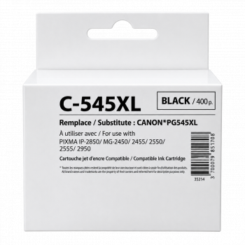 Мастилница CANON PG-545XL Black, Canon IP2850/ MG2450/MG2550/TS335x, 450k , Generink