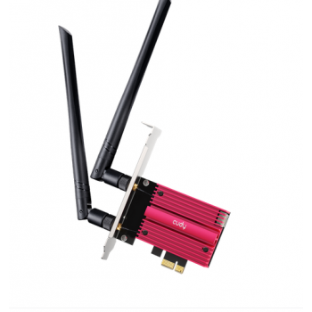 Мрежова карта Cudy WE9300, PCIe, 3-бандов, 5.7 Gbps, 2.8 Gbps, 688 Mbps, WiFi 7, Bluetooth 5.4