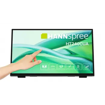 Портативен тъч Монитор Hannspree HT240CUA - 23.8" VA FHD(1920x1080), HDMI, USB-C
