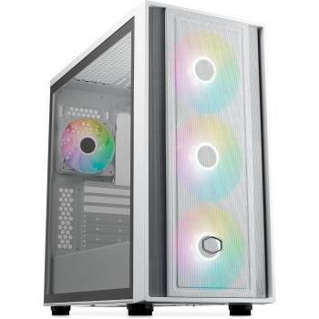 Кутия CoolerMaster MasterBox 600 - White ARGB