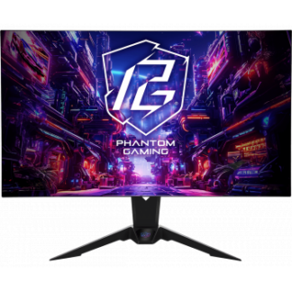 Геймърски Монитор ASRock PGO32UFS 32" OLED Dual Mode UHD/FHD 240/480Hz, 0.3ms