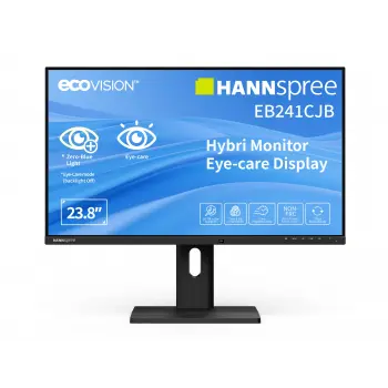 Монитор Hybrid Hannspree EB241CJB - 24"inch ecoVision TN, FHD(1920x1080), 75Hz, USB-C