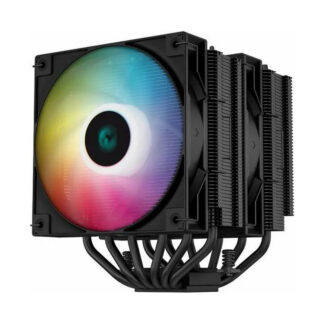 Охладител за процесор DeepCool AG620 aRGB / R-AG620-BKANMN-G-1 / 260W / 2x120mm / ARGB / 1850 RPM / 67.88 CFM / 29.4 dB(A) / 129x136x157 mm / 1300g