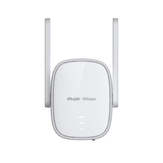 Wi-Fi удължител на обхват Ruijie Reyee RG-EW300R / N300 / Wi-Fi 4 (802.11n) / 2.4 GHz / 300 Mbps / 2x външни антени (4 dBi) / 1x 10/100 Mbps / бял