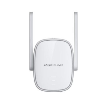 Wi-Fi удължител на обхват Ruijie Reyee RG-EW300R / N300 / Wi-Fi 4 (802.11n) / 2.4 GHz / 300 Mbps / 2x външни антени (4 dBi) / 1x 10/100 Mbps / бял