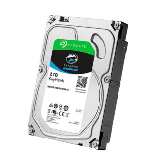 Твърд диск Seagate SkyHawk 2TB 3.5`` / ST2000VX017 / SATA III 6 Gb/s / 5400 rpm / 256MB кеш / за видеонаблюдение