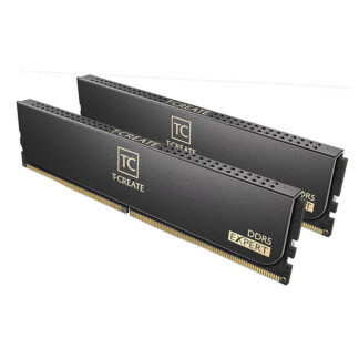 Оперативна памет TEAMGROUP T-Create Expert 32GB (2x16GB) DDR5 6000MHz CL38 Dual Channel / UDIMM / CTCED532G6000HC38ADC01 / 1.25V / Intel XMP 3.0 and AMD EXPO / черен