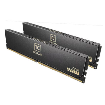 Оперативна памет TEAMGROUP T-Create Expert 32GB (2x16GB) DDR5 6000MHz CL38 Dual Channel / UDIMM / CTCED532G6000HC38ADC01 / 1.25V / Intel XMP 3.0 and AMD EXPO / черен