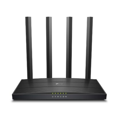 Wi-Fi рутер TP-Link Archer C6U / AC1200 / 2.4 and 5 GHz / 4x Gigabit LAN / 4 антени / MU-MIMO / USB 2.0