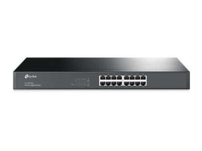 Комутатор суич TP-Link TL-SG1016 / 16 порта / Gigabit / Неуправляем / Метален корпус