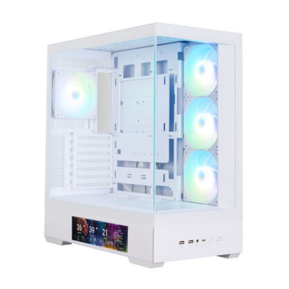 ZALMAN P40 DS ATX MID TWR WHIT