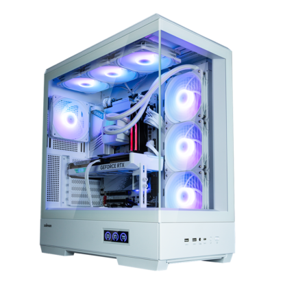ZALMAN P50 DS ATX MID TWR WHIT