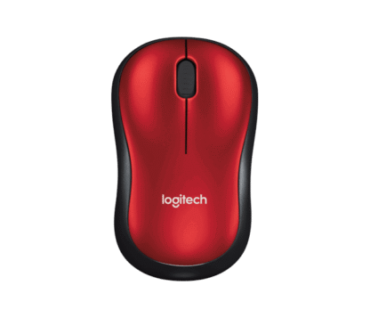 LOGITECH M185 WL/NB/ BLACK/RED