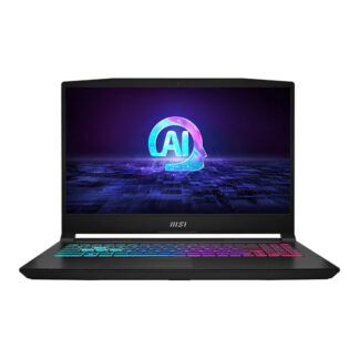 Лаптоп MSI Katana A15 AI B8VE / 15.6`` FHD IPS 144Hz / AMD Ryzen 9 8945HS (5.2GHz, 8 физически / 16 логически ядра) / 16GB DDR5 / 512GB NVMe SSD / NVIDIA GeForce RTX 4050 6GB GDDR6 / Free DOS / GAMING / Black / 9S7-158N31-631