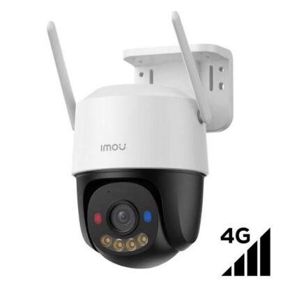Камера за видеонаблюдение IP IMOU PTZ Cruiser SC 4G IPC-K7FP-5H0TE / 5MP / 2880x1620 / 3.6mm / 4G LTE / PTZ / IP66 / бяла
