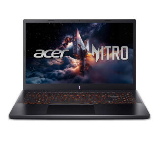 Лаптоп​​​​​​​ Acer Nitro V 15 ANV15-52-55Q8 / 15.6`` FHD IPS 165Hz / Intel Core 5 210H (4.8GHz, 4 P-core + 4 E-core / 12 логически ядра) / 16GB DDR5 / 512GB NVMe SSD / NVIDIA GeForce RTX 4050 6GB GDDR6 / Free DOS / GAMING / Obsidian Black / NH.QV2EX.0