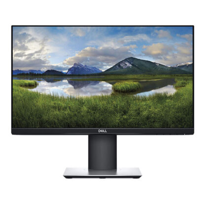 Реновиран монитор Dell P2419H / 24`` / 1920x1080 / IPS / HDMI + DisplayPort + VGA + USB хъб / Черен / Клас А-