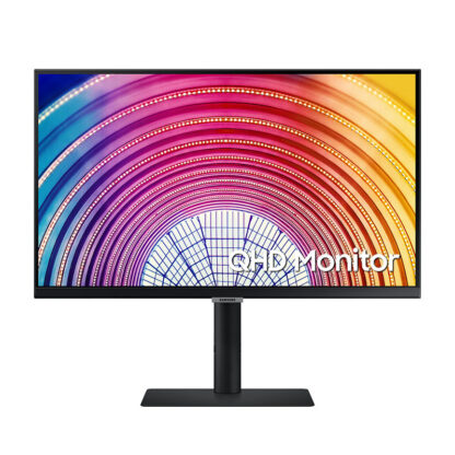 Реновиран монитор Samsung S24A600NWU / 24`` / 2560x1440 / IPS / HDMI + DisplayPort + USB хъб / Черен / Клас А-
