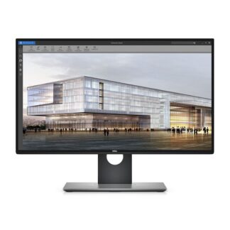 Реновиран монитор Dell UltraSharp U2518D / 25`` / 2560x1440 / IPS / HDMI + DisplayPort + Mini DisplayPort + USB хъб / Черен-Сребрист / Клас А-