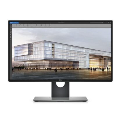 Реновиран монитор Dell UltraSharp U2518D / 25`` / 2560x1440 / IPS / HDMI + DisplayPort + Mini DisplayPort + USB хъб / Черен-Сребрист / Клас А-