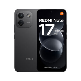 Смартфон Xiaomi Redmi Note 17 Pro 5G / 6.83`` 1.5K AMOLED / Snapdragon 6s Gen 4 / 6GB RAM + 256GB / 50MP + 8MP камера / 16MP предна / 8340mAh / 67W HyperCharge / IP68 / Черен